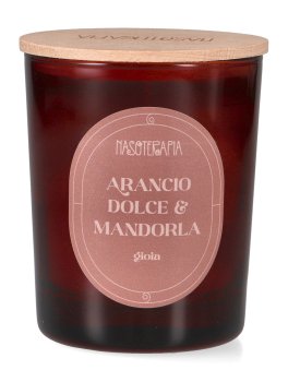 Candela Profumata con Oli Essenziali - Arancio Dolce & Mandorla - 1