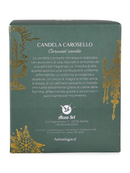 Candela Profumata in Cera di Soia con Giostra Rotante "Carosello" - 6