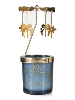 Candela Profumata in Cera di Soia con Giostra Rotante "Carosello" - 2