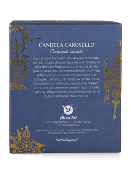 Candela Profumata in Cera di Soia con Giostra Rotante "Carosello" - 6
