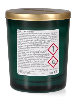 Candela Profumata in Cera Vegetale con Giostra Rotante "Christmas Vibes" - 3
