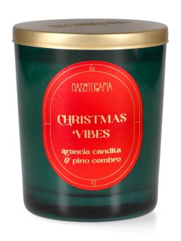 Candela Profumata in Cera Vegetale con Giostra Rotante "Christmas Vibes" - 2