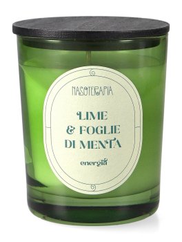 Candela Profumata Lime e Foglie di Menta - Energia - 1