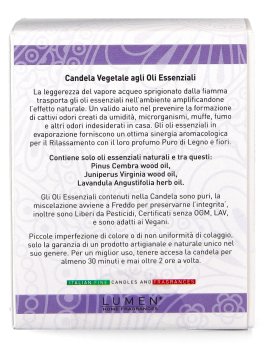Candela Vegetale agli Oli Essenziali - Vapore Attivo - 5