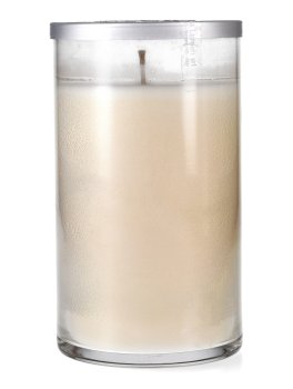 Candela Vegetale in Contenitore di Vetro - Vaniglia - 2