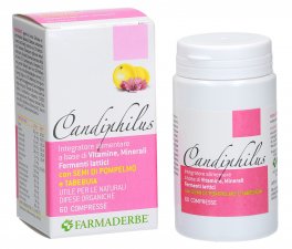 Candiphilus - Integratore a base di Vitamine, Minerali e Fermenti lattici con Semi di Pompelmo e Tabebuia - 1