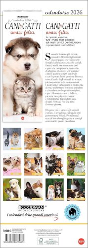 Cani e Gatti Amici Felici Calendario 2026 — Calendario - 4