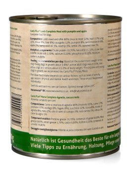 Canis Plus® Menu Completo - Agnello con Zucca e Mela - 3