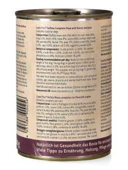 Canis Plus® Menu Completo - Bufalo con Finocchio e Pera - 3