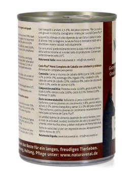 Canis Plus® Menu Completo - Cavallo, Zucchine e Zucca - 4