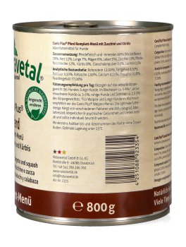 Canis Plus® Menu Completo - Cavallo, Zucchine e Zucca - 2