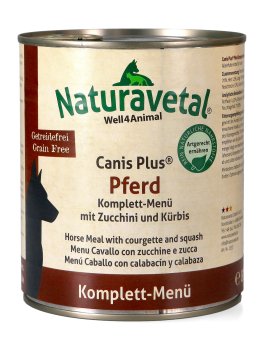 Canis Plus® Menu Completo - Cavallo, Zucchine e Zucca - 1