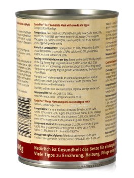 Canis Plus® Menu Completo - Manzo con Rutabaga e Mela - 3