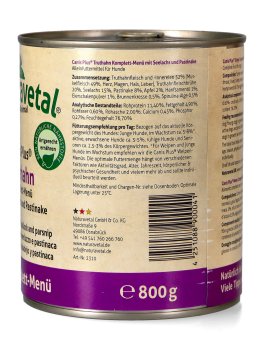 Canis Plus® Menu Completo - Tacchino con Merluzzo e Pastinaca - 2