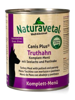 Canis Plus® Menu Completo - Tacchino con Merluzzo e Pastinaca - 1