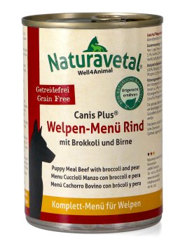 Canis Plus® Menu Cuccioli - Manzo con Broccoli - 1