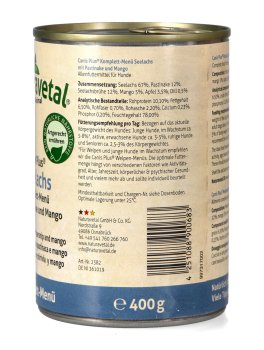 Canis Plus® Menu Completo - Merluzzo con Pastinaca e Mango - 2