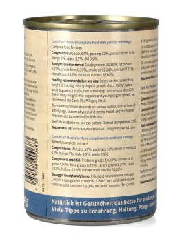 Canis Plus® Menu Completo - Merluzzo con Pastinaca e Mango - 3