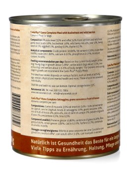Canis Plus® Menu Completo - Selvaggina con Grano Saraceno e Frutti di Bosco - 3
