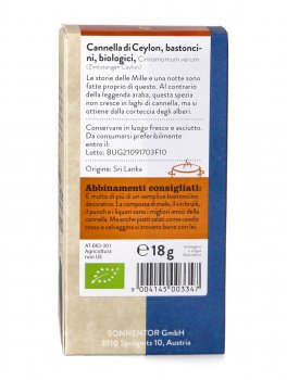 Cannella Intera Biologica - 2