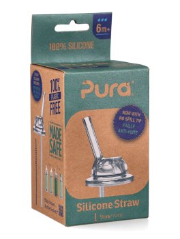 Cannuccia in Silicone per Biberon e Bottiglie Pura - 4