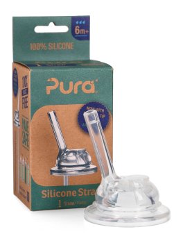 Cannuccia in Silicone per Biberon e Bottiglie Pura - 1