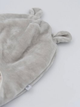 Cappellino Bimbo in Velluto - Grigio Ghiaccio - 2