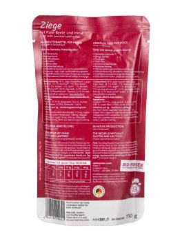 Capra con Barbabietola e Miglio per Cani - 150g - 2