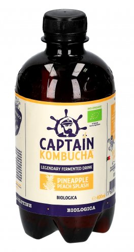 Captain Kombucha - Pineapple Peach Splash