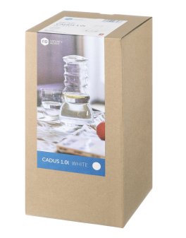 Caraffa Cadus con Fiore della Vita Bianco - 6