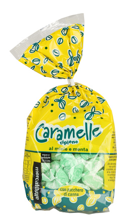 Caramelle Ripiene al Miele e Menta