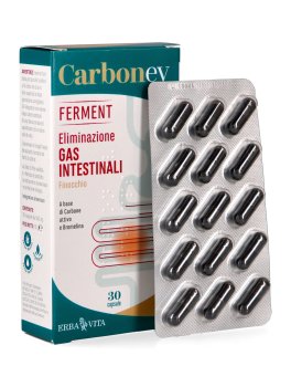 Carbon Ev Ferment per l'Eliminazione di Gas Intestinali - Capsule - 1