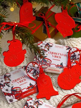 Card Profumata per Cassetti o Armadi Christmas Vibes - Snowman - 4