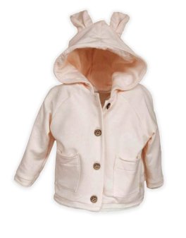 Cardigan Bimba con Orecchie - Soft Pink - 1