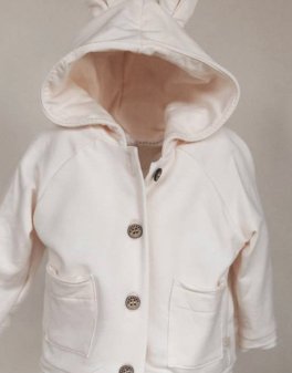 Cardigan Bimba con Orecchie - Soft Pink - 3