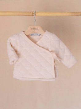 Cardigan Bimba Incrociato - Water Pink - 2