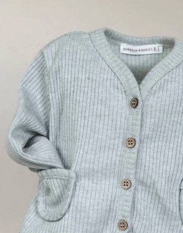 Cardigan Bimbo - Soft Petrol - 2