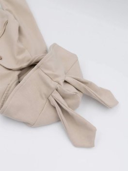 Cardigan Comfy con Orecchie Bimbo - Sabbia - 1