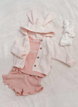 Cardigan Comfy con Orecchie Bimbo - Water Peach - 4