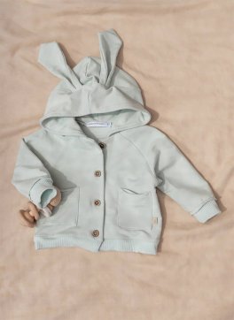 Cardigan Comfy con Orecchie Bimbo - Water Petrol - 3
