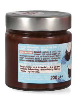 Caribe - Crema di Cacao, Cocco e Nocciole Biologica - 3