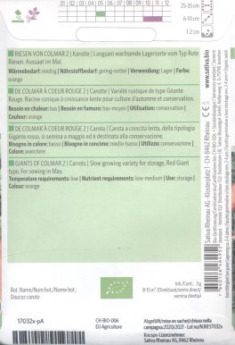 Semi di Carota de Colmar a Coeur Rouge 2 - 2