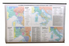 Carta Murale Storica - Moti Liberali dell'800 e Unità d'Italia — Poster - 1