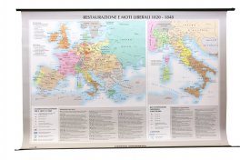 Carta Murale Storica - Moti Liberali dell'800 e Unità d'Italia — Poster - 2