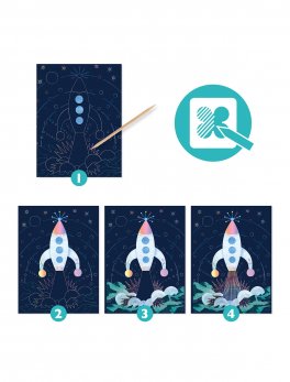 Carte da Grattare Set Creativo - 4