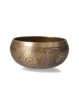 Campana Tibetana - Carved Singing Bowl - 2