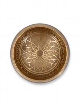 Campana Tibetana - Carved Singing Bowl - 4