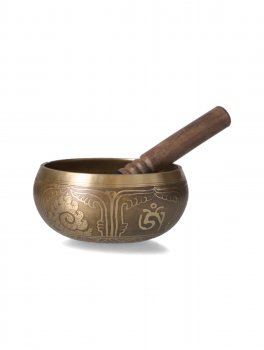 Campana Tibetana - Carved Singing Bowl - 1