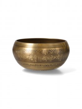 Campana Tibetana - Carved Singing Bowl - 2