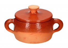 Casseruola con manici e Coperchio dalla parete Bombata - 1